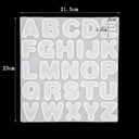 Alphabet Silicone Mold for Crafting Custom Resin Jewelry