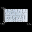 Alphabet Silicone Mold for Crafting Custom Resin Jewelry