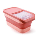 Collapsible Pet Food Container Airtight Foldable Storage