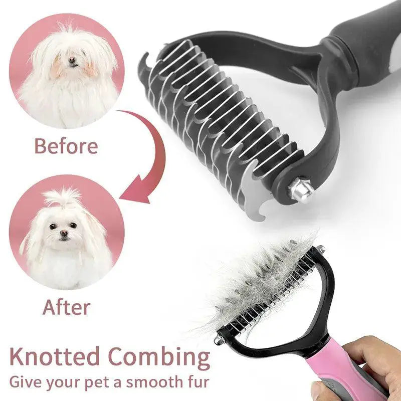Pet Grooming Comb Deshedding Brush For Shedding Reduction