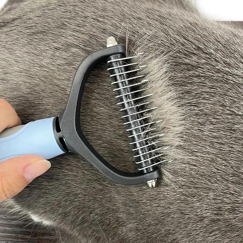 Pet Grooming Comb Deshedding Brush For Shedding Reduction