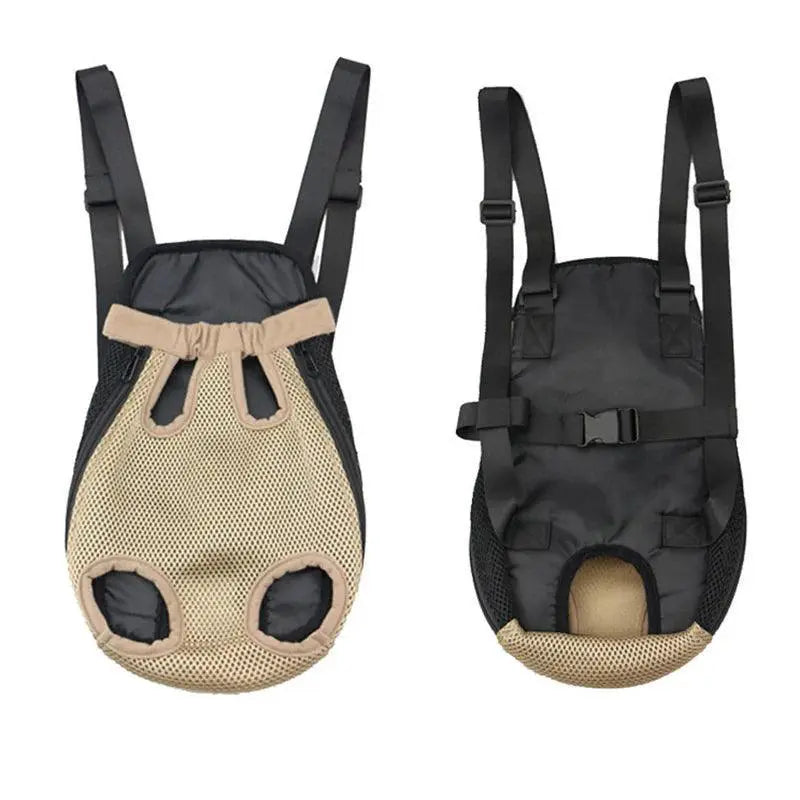 Denim Pet Backpack For Small Dogs Stylish Carrier Bag