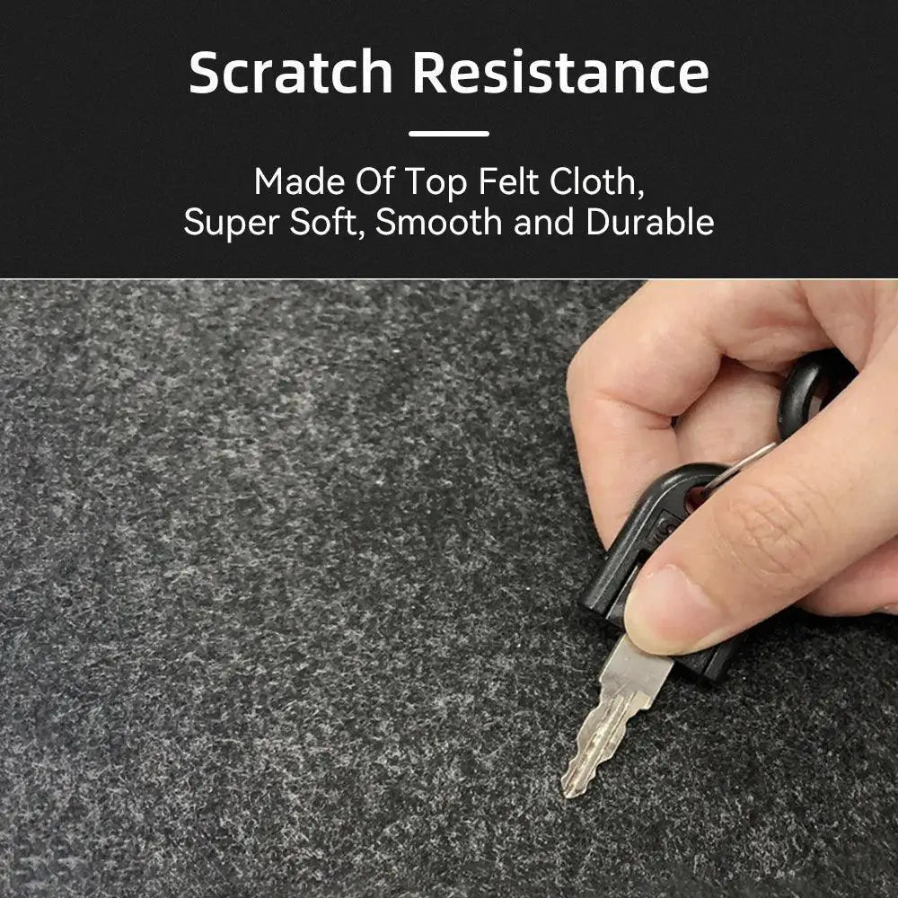 Felt Desk Mat Anti Slip Gaming Accessory for Desk Setup