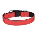 Reflective Neoprene Padded Dog Collar for Medium Large Pets