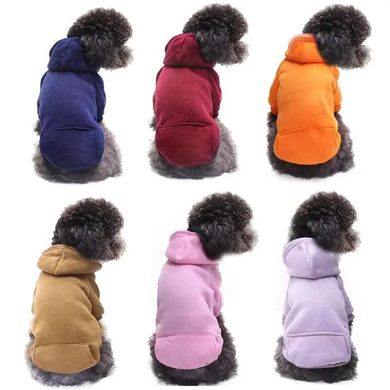 Cozy Cotton Pet Hoodies For Dogs Warm Stylish Winterwear