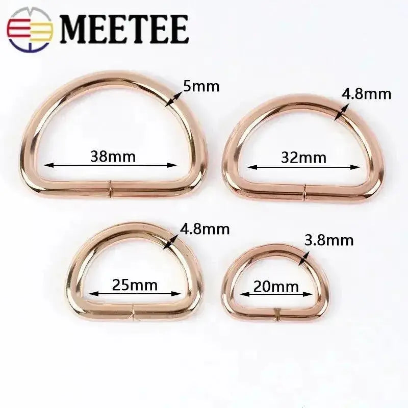 Adjustable D Ring Buckles Premium Craft Hardware for Bags