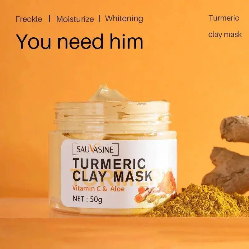 Turmeric Clay Mask For Radiant Skin Anti Wrinkle Formula