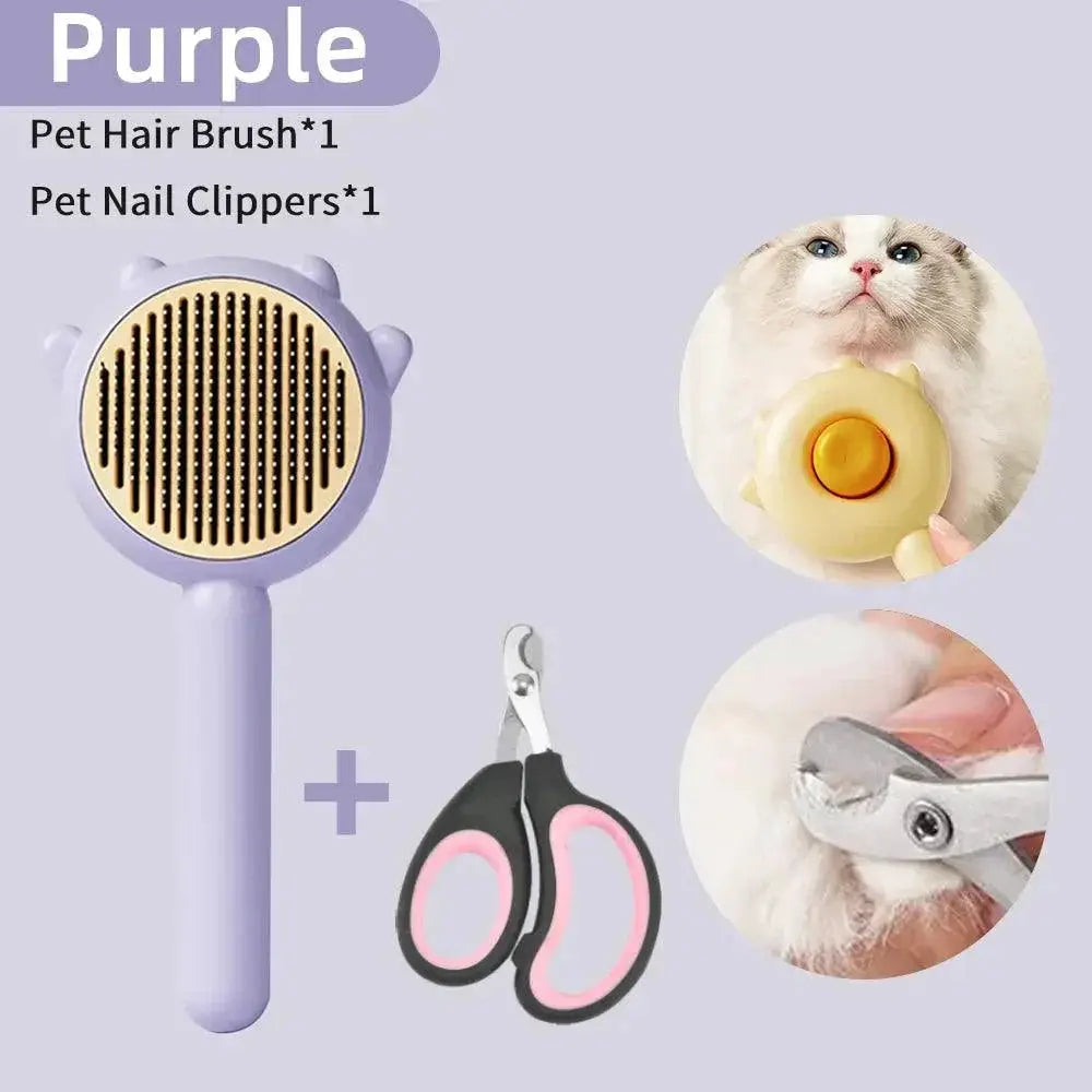 Pet Grooming Brush Skin Friendly Massage Needles Care