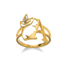 Gold Ring Set For Couples Hypoallergenic