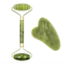 Jade Facial Roller and Gua Sha Set for Glowing Skin