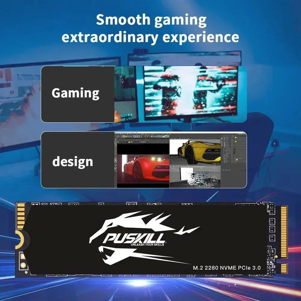 PUSKILL NVMe Solid State Drive High Performance Storage