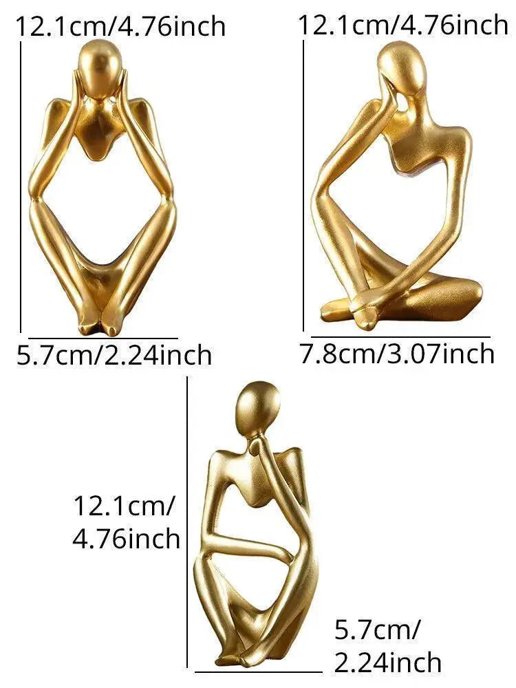 Nordic Light Luxury Resin Desktop Ornament Elegant Decor