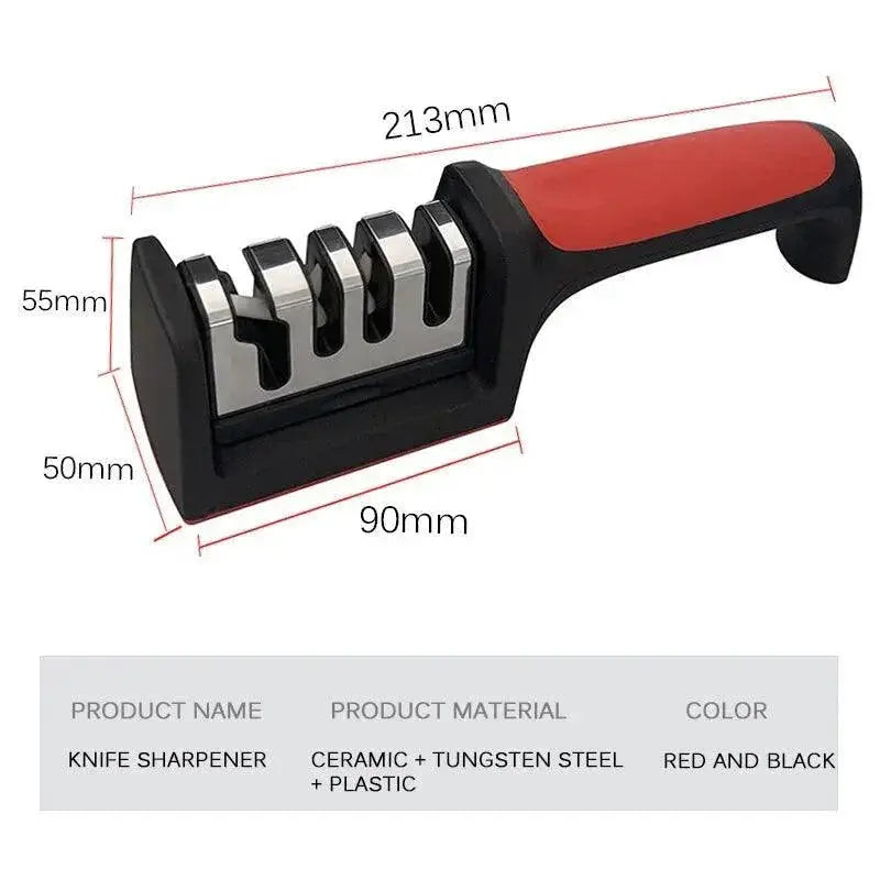 Black Knife Sharpener For Chefs Effortless Precision