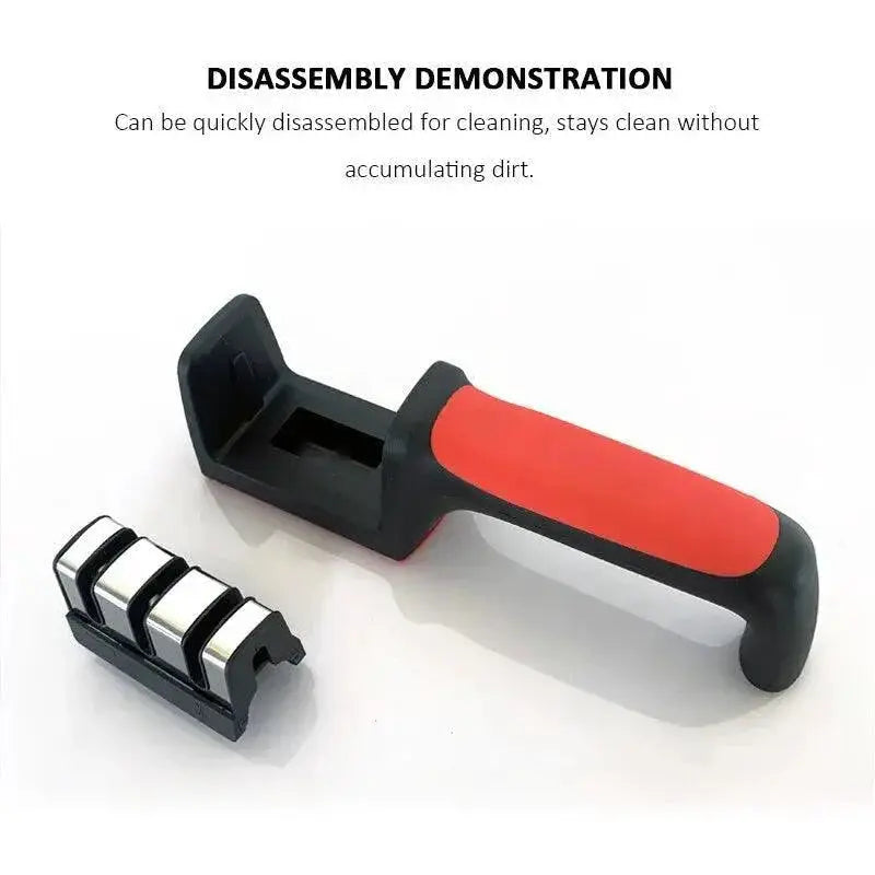 Black Knife Sharpener For Chefs Effortless Precision