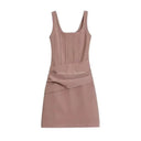 Flattering Square-Neck Dress for Women