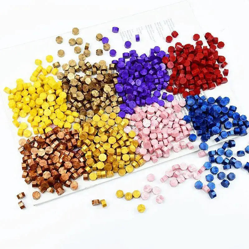Vintage Wax Seal Beads Set For Wedding Invitations