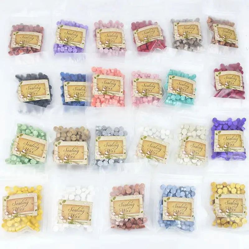 Vintage Wax Seal Beads Set For Wedding Invitations