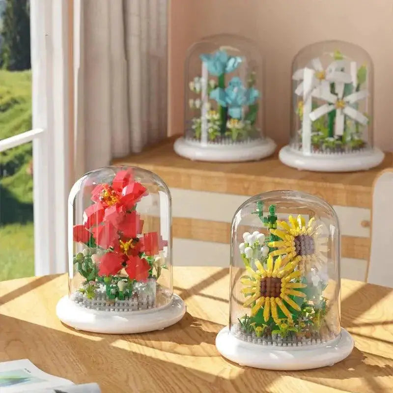Eternal Blooms Floral Puzzle Toy Interactive Bouquet Set