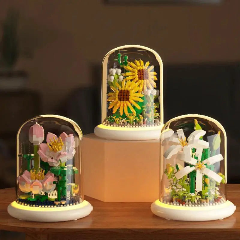 Eternal Blooms Floral Puzzle Toy Interactive Bouquet Set