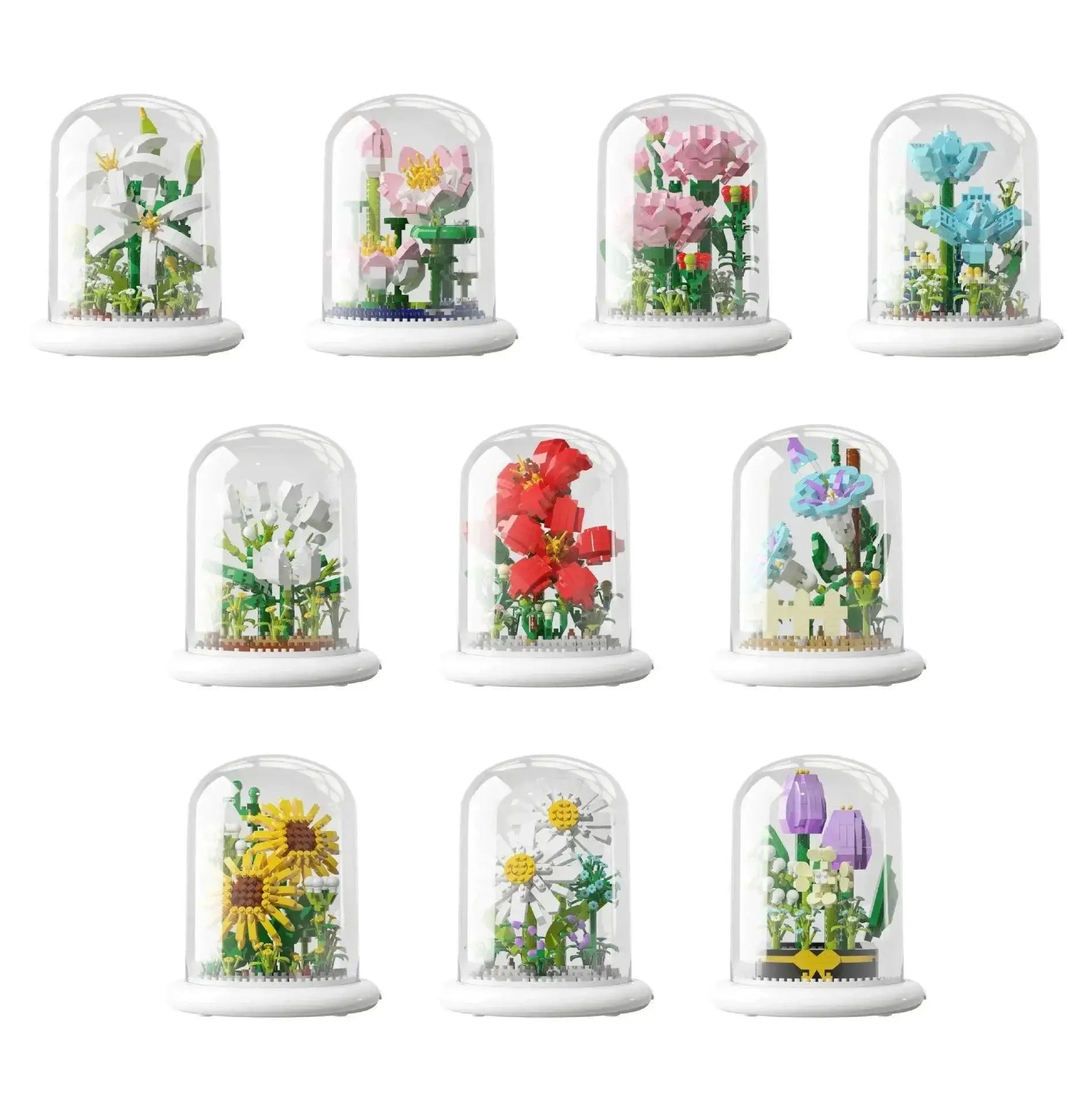 Eternal Blooms Floral Puzzle Toy Interactive Bouquet Set