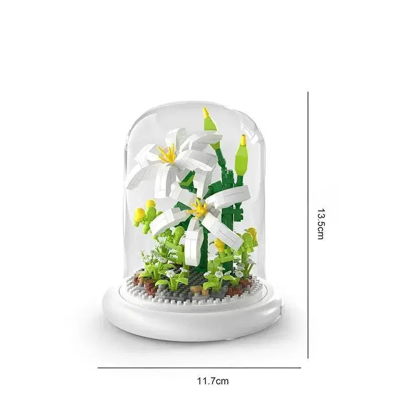 Eternal Blooms Floral Puzzle Toy Interactive Bouquet Set