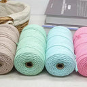 Vibrant 3mm Cotton Macrame Cord For DIY Crafts And Decor