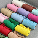 Vibrant 3mm Cotton Macrame Cord For DIY Crafts And Decor