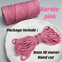 Vibrant 3mm Cotton Macrame Cord For DIY Crafts And Decor