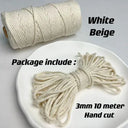 Vibrant 3mm Cotton Macrame Cord For DIY Crafts And Decor