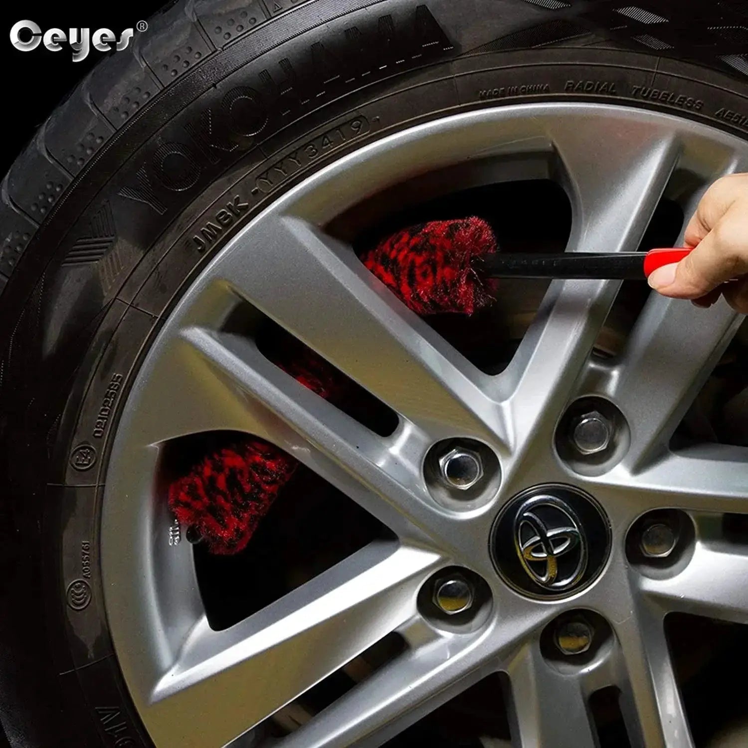 Car Wheel Woolies Plush Alloy Wheel Cleaning Brush Auto Care