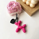 Whimsical Balloon Dog Keychain for Gifts