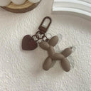 Whimsical Balloon Dog Keychain for Gifts
