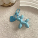 Whimsical Balloon Dog Keychain for Gifts