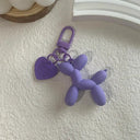 Whimsical Balloon Dog Keychain for Gifts