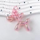 Whimsical Balloon Dog Keychain for Gifts