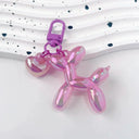 Whimsical Balloon Dog Keychain for Gifts