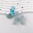 Whimsical Balloon Dog Keychain for Gifts