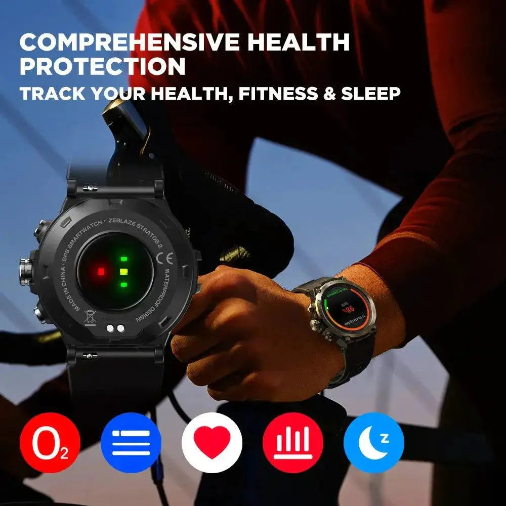 Zeblaze Stratos 2 Fitness Smartwatch GPS Tracking Device