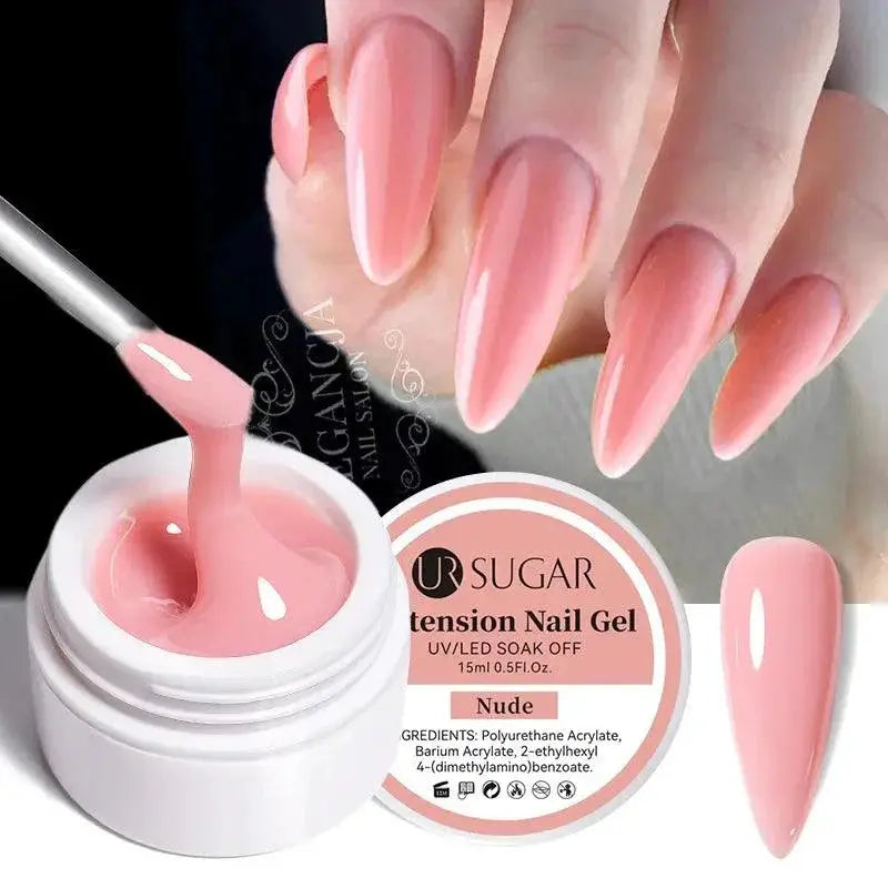 Milky Pink Jelly Gel Polish For Vibrant Salon Manicures