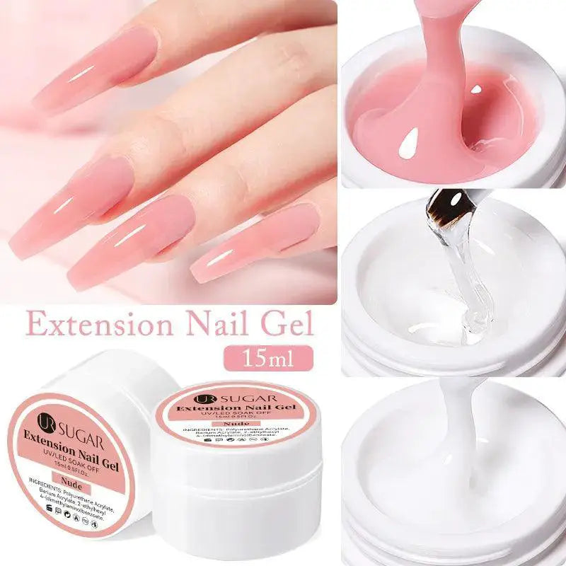 Milky Pink Jelly Gel Polish For Vibrant Salon Manicures