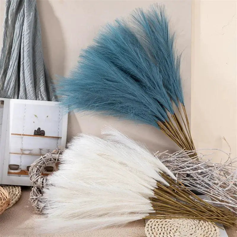 Lifelike Fluffy Pampas Grass Boho Decor For Home Wedding