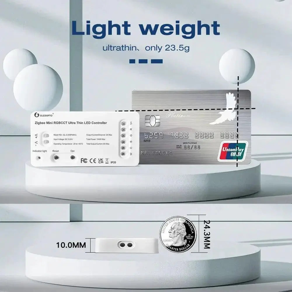 Smart LED Light Strip Controller Zigbee Alexa Compatible