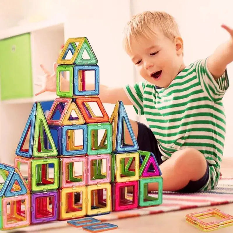 Magnetic Building Blocks Creative Designer Set for Kids Fun