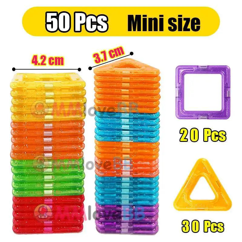 Magnetic Building Blocks Creative Designer Set for Kids Fun