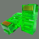 ZoeRax Cat6 Pass Through Ethernet Plugs High Performance