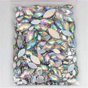 Sparkling Crystal AB Horse Eye Rhinestones For Nail Art