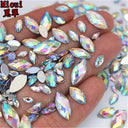 Sparkling Crystal AB Horse Eye Rhinestones For Nail Art