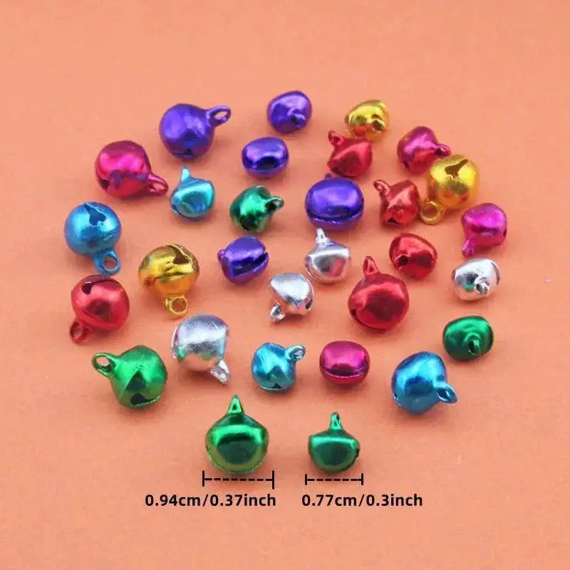 DIY Christmas Jingle Bells And Beads Kit For Holiday Crafts