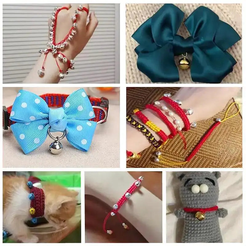 DIY Christmas Jingle Bells And Beads Kit For Holiday Crafts