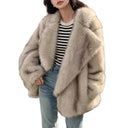 Winter Warmth Faux Fur Coat For Women